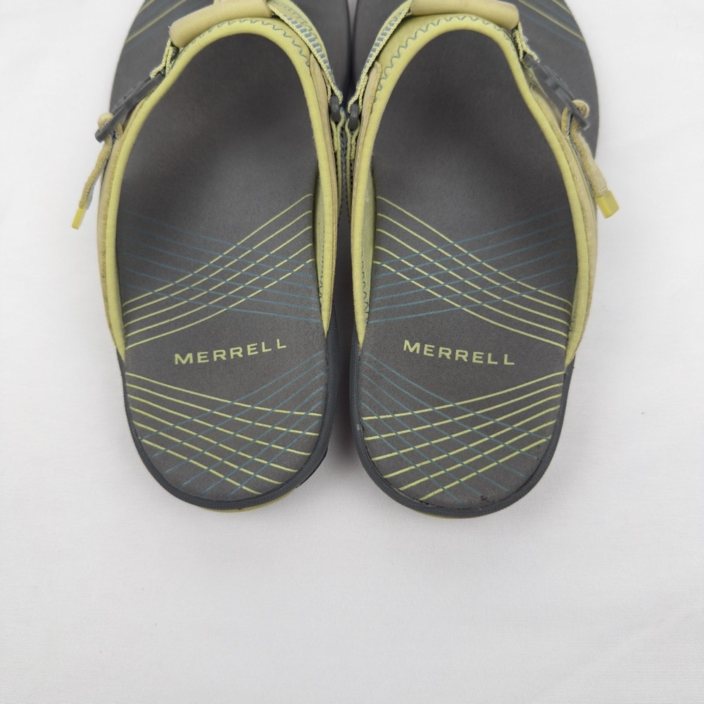 Merrell Women’s Pansy Citrus Thong Flip Flop Walking Sandals Green Gray US 7 - Picture 6 of 14
